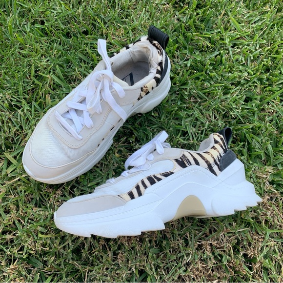 Zara Chunky Sneakers with Animal Print - Picture 8 of 16